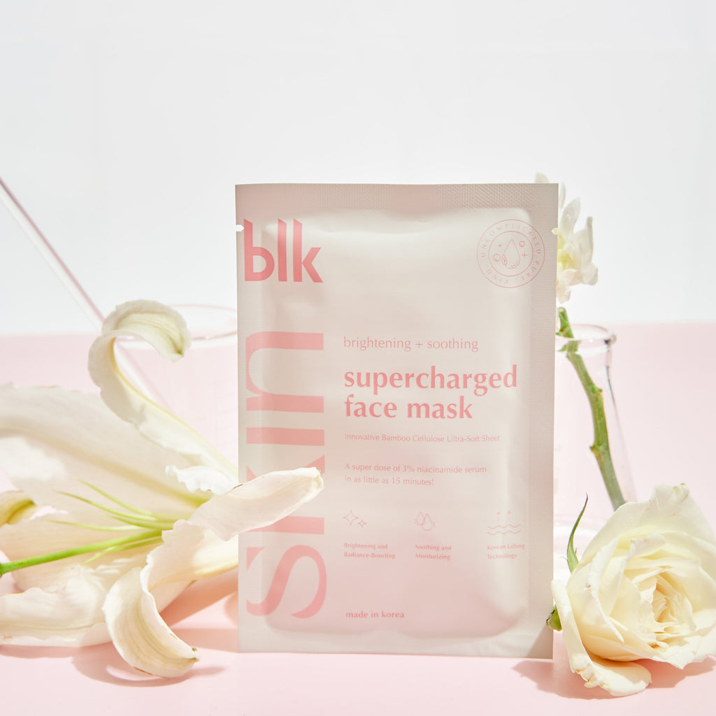 BLK SKIN: BRIGHTENING & SOOTHING SUPERCHARGED FACE MASK + NIACINAMIDE