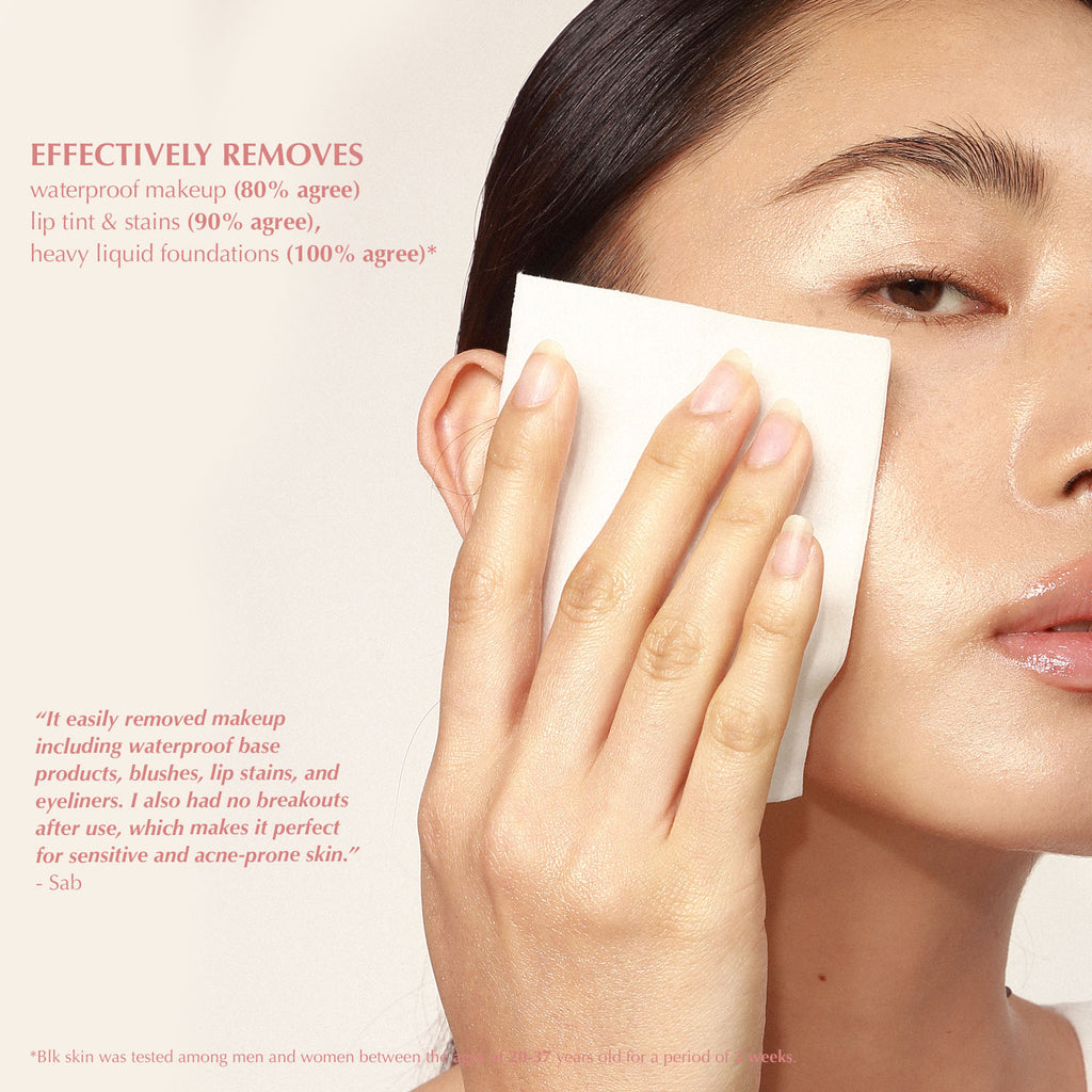 BLK SKIN: BRIGHTENING & SOOTHING MAKEUP REMOVING WIPES +NIACINAMIDE