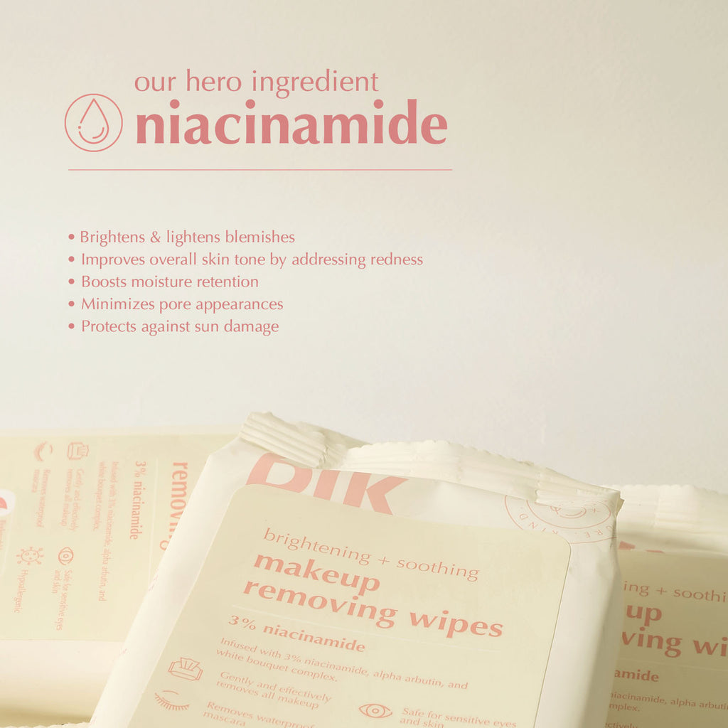 BLK SKIN: BRIGHTENING & SOOTHING MAKEUP REMOVING WIPES +NIACINAMIDE